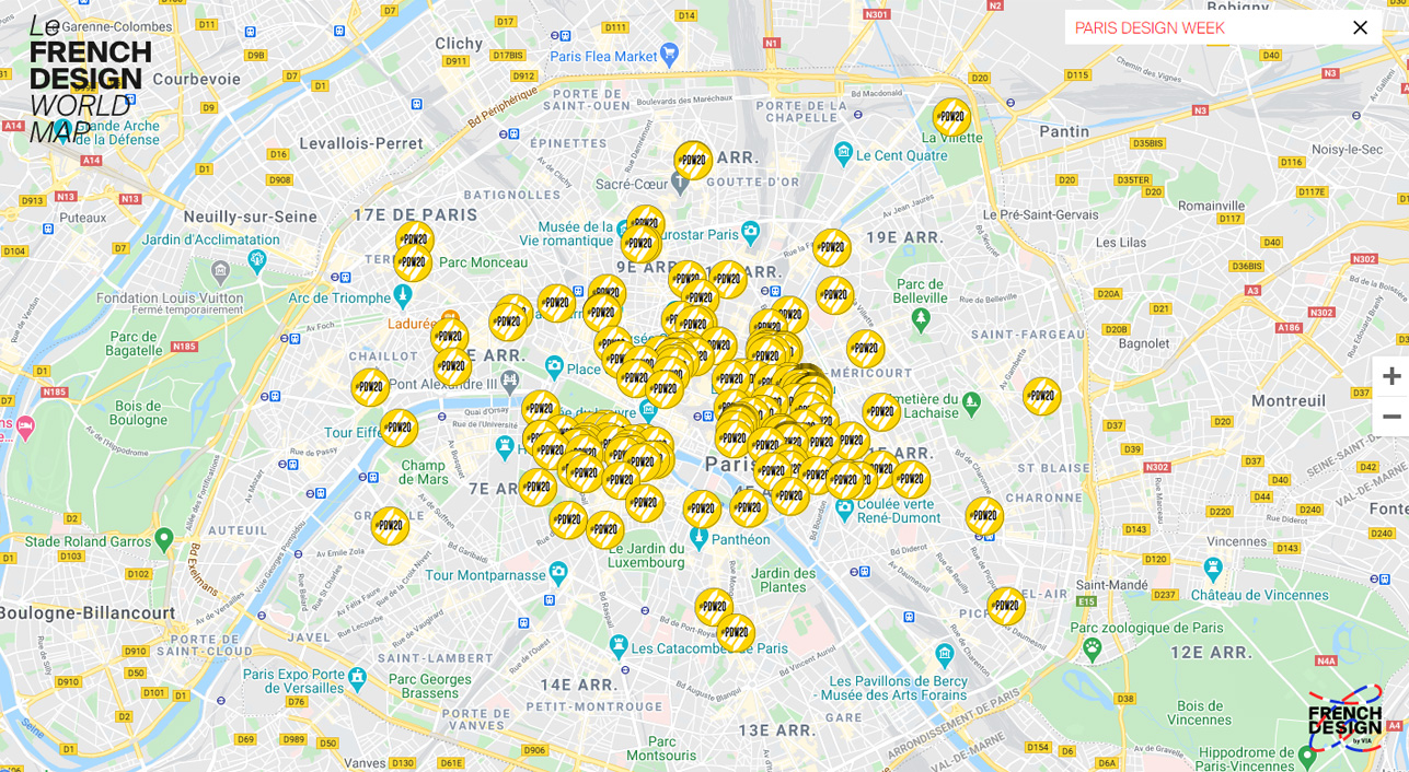 Le French Design World Map x Paris Design Week