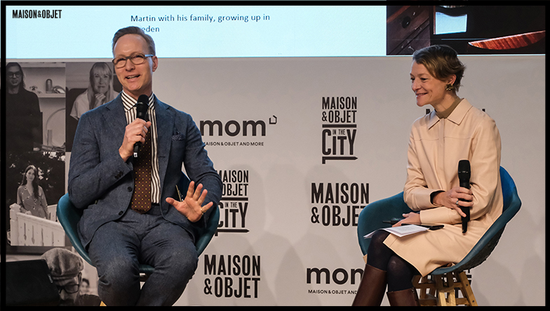 Maison&Objet  - The Talks Participants: Martin Brudnizki - Founder & President - Martin Brudnizki Design Studio Clara Le Fort - Journalist