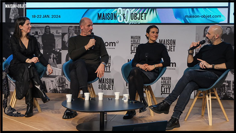 Maison&Objet – The Talks  Participants : Sophie Thuillier & Cristiano Benzoni - Designers & Co-fondateurs - REV Architecture Elodie Noël - Global SVP Brand Design Luxury Brands for Sofitel, Sofitl Legend, Emblems and MGallery at Accor Olivier Waché - Journaliste