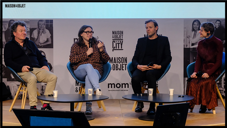 Guillaume Bardet - Sculpteur & Designer Bas Smets - Architecte de Paysages & Professeur en exercice à Harvard Graduate School of Design Ionna Vautrin - Designer industriel Clara Le Fort - Journaliste