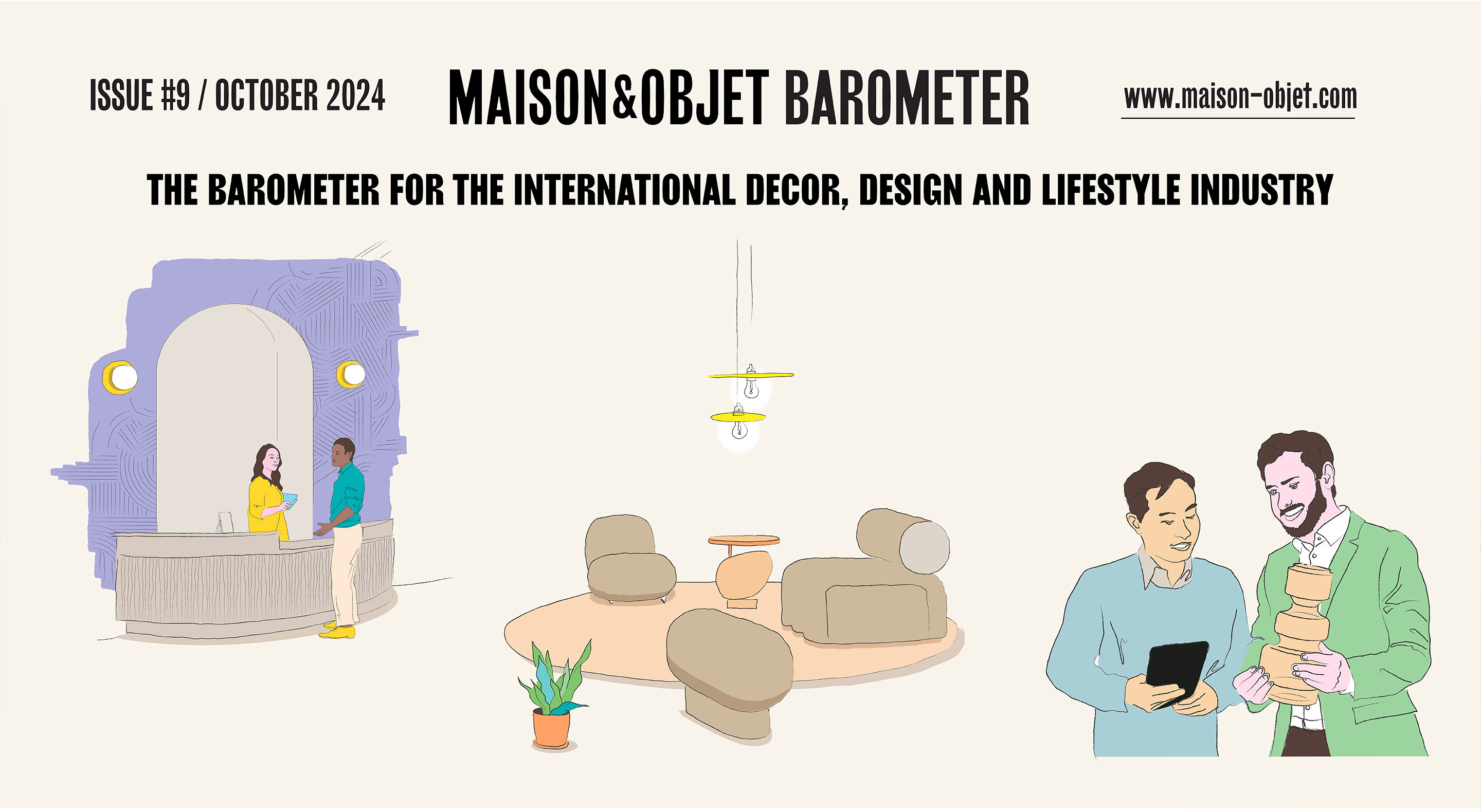 Maison&Objet Baromètre - Barometer - Numero 9 - Issue 9 - Novembre - November - 2024 - Optimism