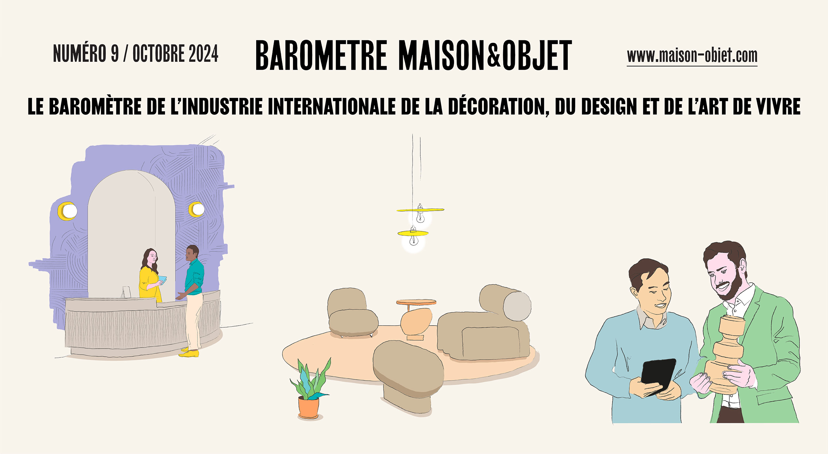 Maison&Objet Baromètre - Barometer - Numero 9 - Issue 9 - Novembre - November - 2024 - Optimisme - Optimism