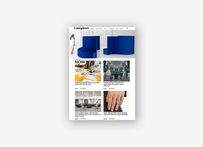 Cover - designboom - Partenaire / Partner Maison&Objet