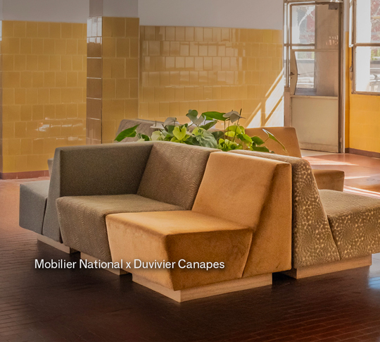 Paris Design Week - Promenades - Itineraries - Iconic - Mobilier National x Duvivier Canapes