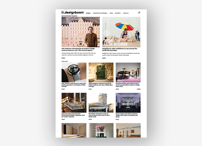 Maison&Objet. Partenaire Partner Media. DESIGNBOOM