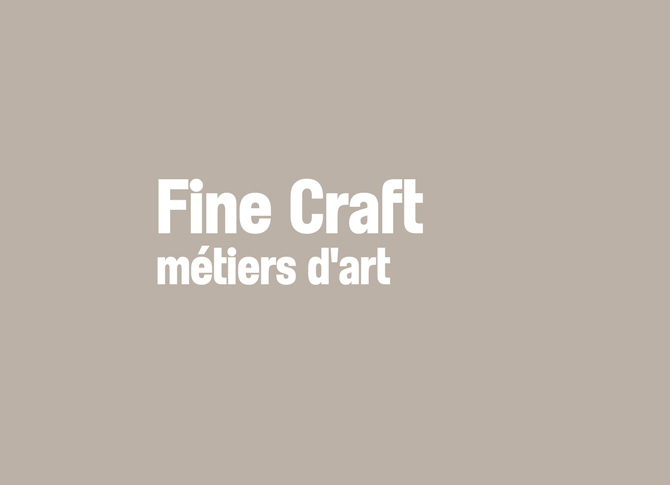 Maison&Objet - Paris - Fine Craft - métiers d'art