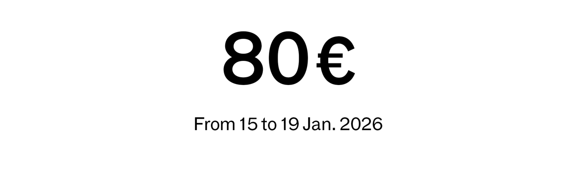 Ticket - Badge - Maison&Objet Paris - Jan. 15-19, 2026 - Tarifs - Rates