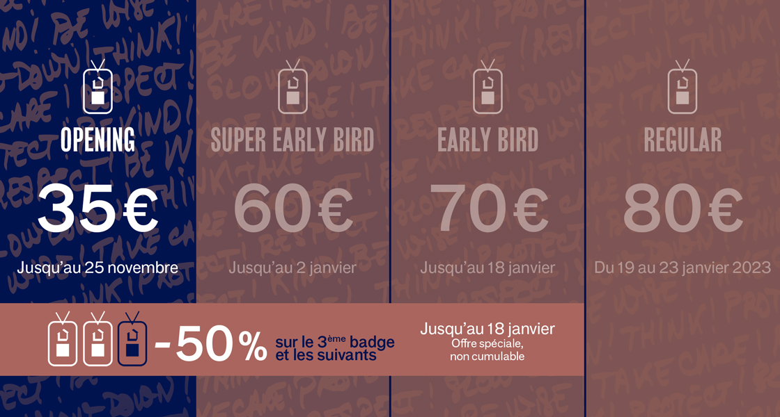 Badge | Tarifs - Maison&Objet