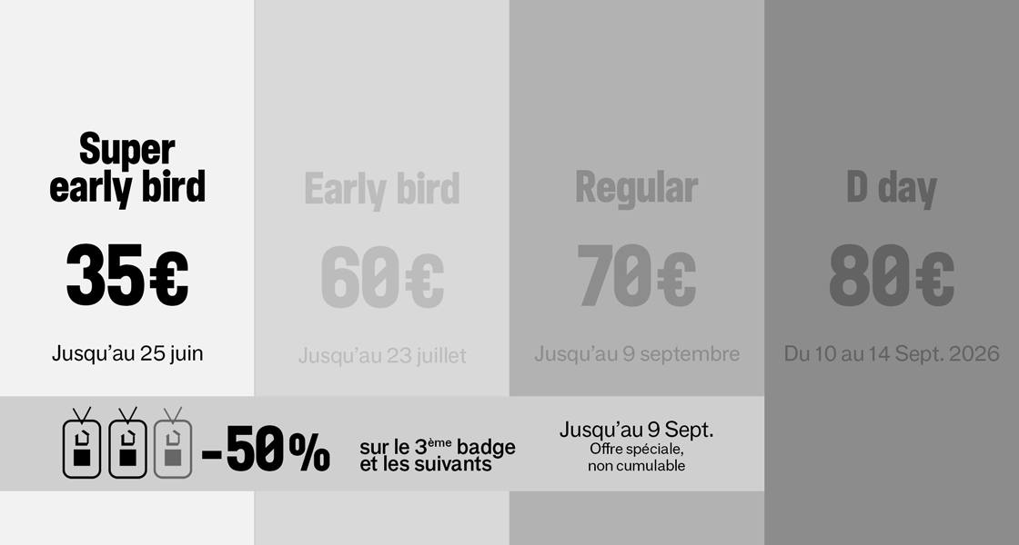 Maison&Objet Pulse - Paris - 10-14 Sept. 2026 - Tarif - Rate - Badge - Ticket