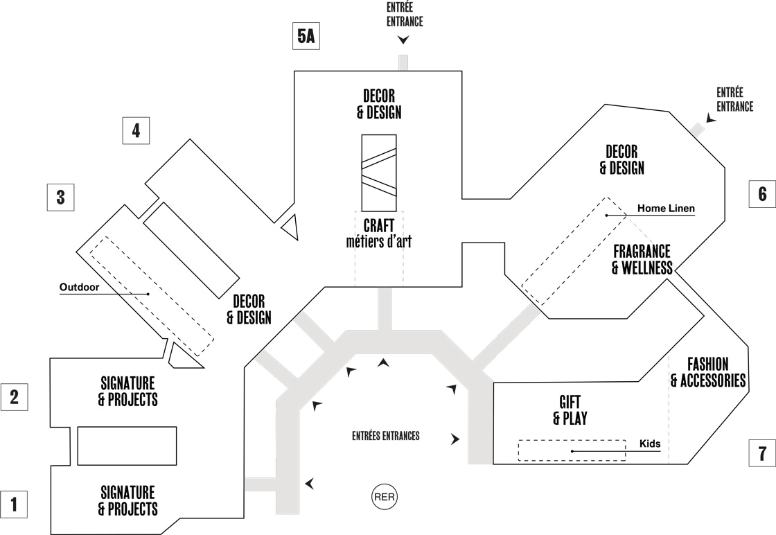Maison&Objet - Paris - 15-19 Jan. 2026 - Plan / Map - Paris Nord Villepinte