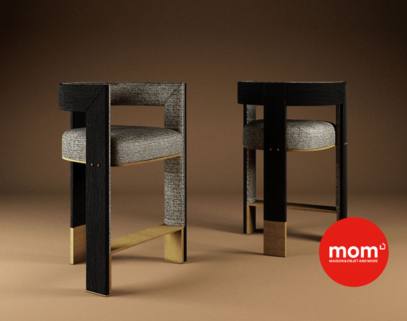 BROOKLYN BAR CHAIR - PORUS STUDIO - mom - Maison&Objet