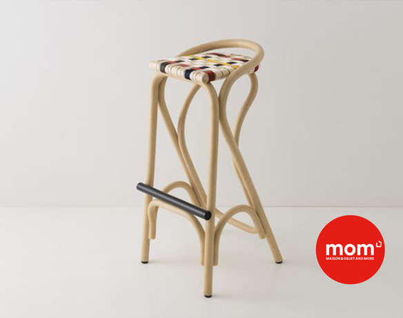 ORCHID EDITION - TABOURET DE BAR EN ROTIN VIRAGE - mom - Maison&Objet