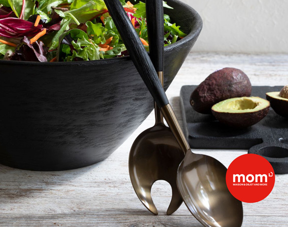 BE HOME | SALADIERS EN BOIS DE MANGUIER NOIR - mom - Maison&Objet