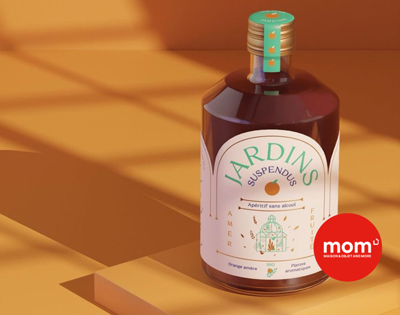 JARDINS-APERITIFS SANS ALCOOL | JARDINS SUSPENDUS - BITTER ORANGES & ROSEMARY - 70CL - mom - Maison&Objet