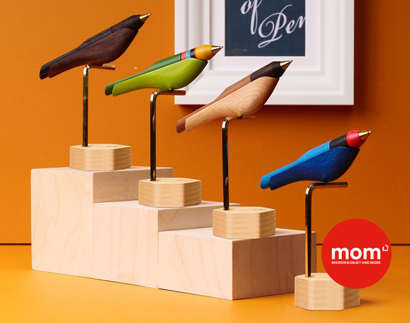 TAIWAN CRAFTS & DESIGN | PICORER DE L’ENCRE 2.5 - MERLE ET PIE BAVARDE - mom - Maison&Objet