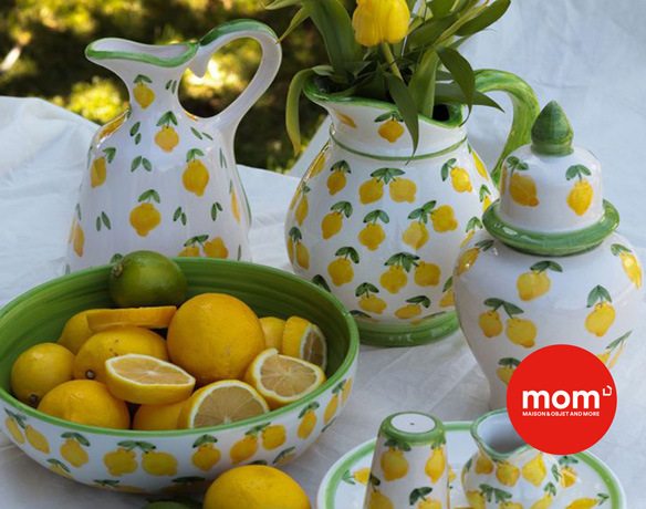 FEELING GOOD INSIDE | Ss'24 lemon collection dinner&dessert set - mom - Maison&Objet