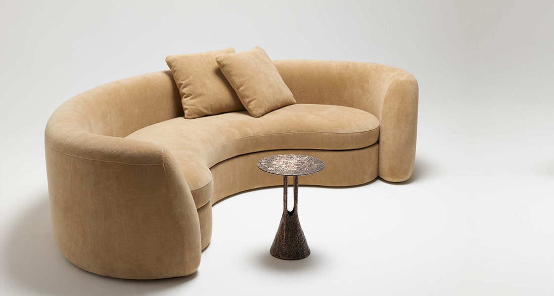 Paris Design Week 2022 - Delcourt Collection - PDW 2022 - 2ND NATURE - Canapeì SYD - © Greìgoire Alexandre