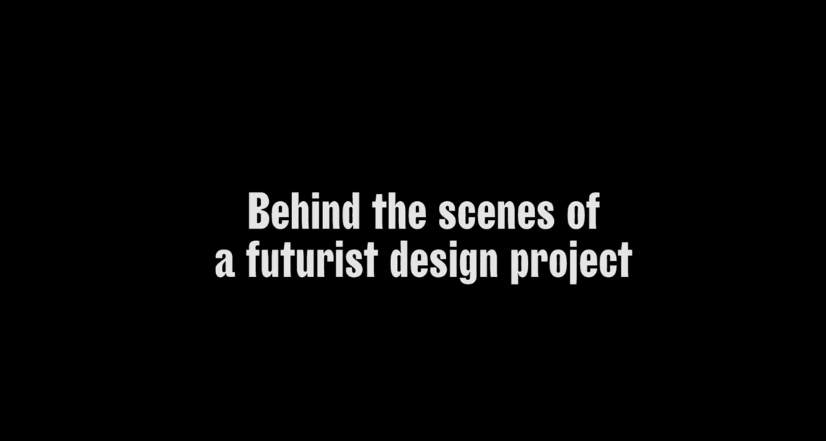 Behind the scene of a futurist design project