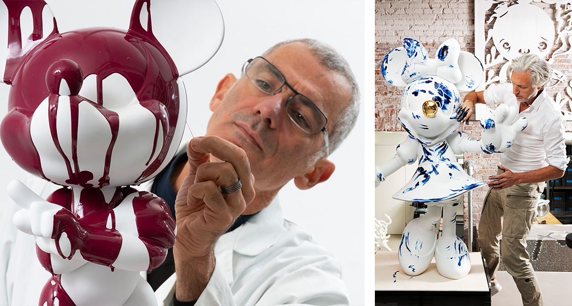Mickey Rock par Arik Levy © Arik Levy  One Minute Minnie par Marcel Wanders © Marcel Wanders Studio