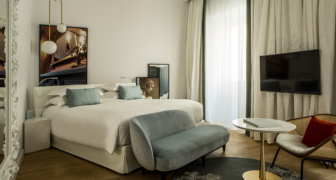 Hotel - Deco Trends - Maison&Objet - Le Sofitel Villa Borghese à Rome par Jean-Philippe Nuel © Gilles Trillard