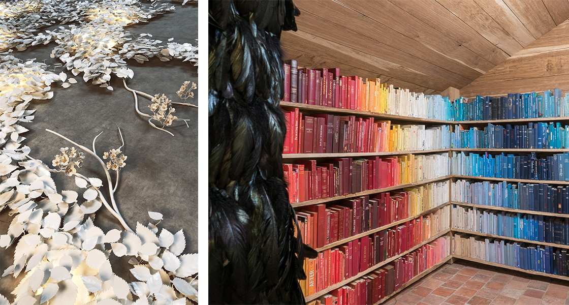 Paris Design Week 2021, the most inspiring places - Atelier Art et Floritude - Cerisier pour Cartier Japon © DR / Bibliothèque pour Claude Lévi-Strauss, Markus-Hansen – 2021 © Musée de la Chasse et de la Nature, Paris – Béatrice Hatala