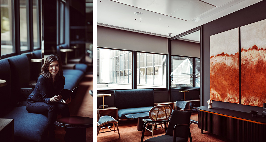 Portrait Ana Moussinet © Benoit Linero / Louvre Saint-Honoré © Benoit Linero