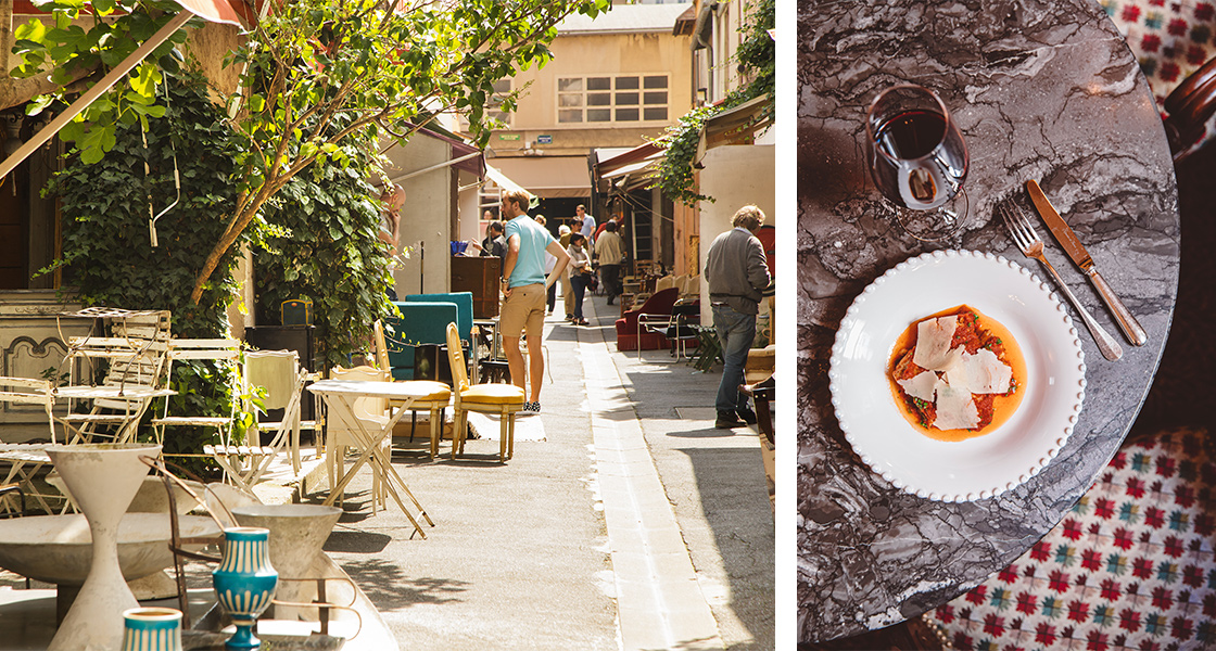 Marché Serpette © Paris Tourist Office - Marc Bertrand / Hotel de l'Abbaye © DR