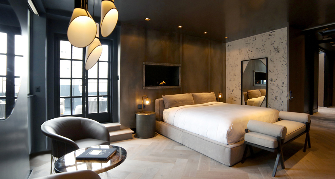 Gulla Jónsdóttir - At Work With - Profession acheteur - buyer - Maison&Objet - A penthouse room in San Francisco’s G Hotel designed by Gulla Jónsdóttir