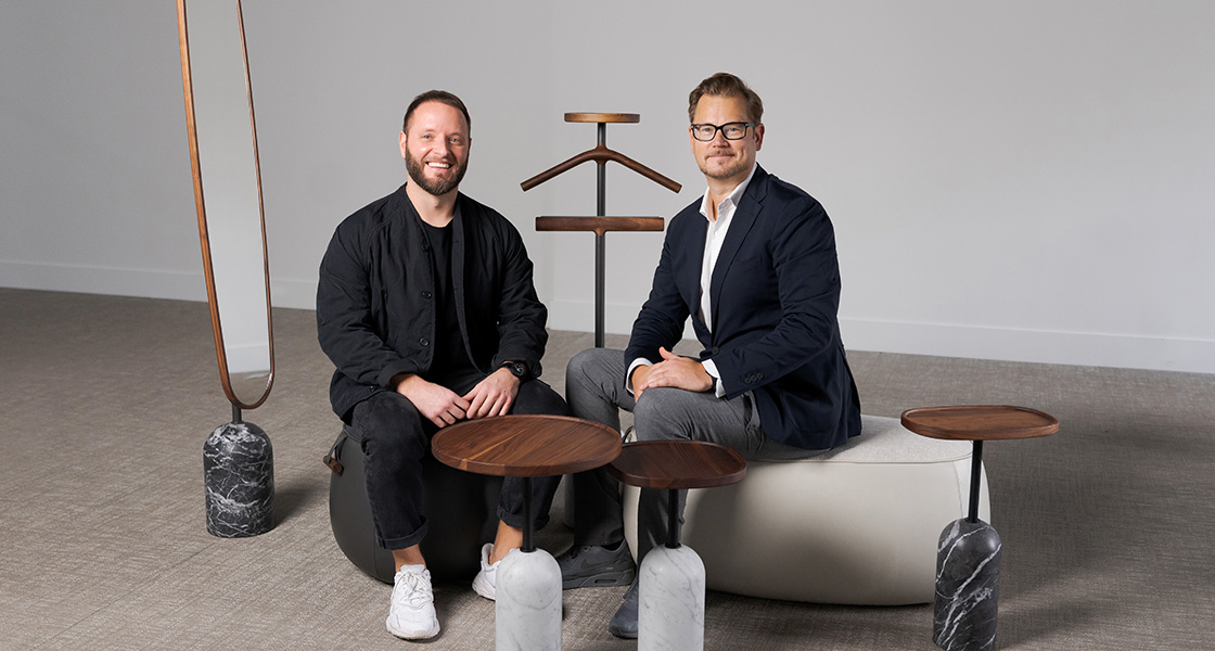 Staffan & Monique Tollgård - At Work With - Portrait d'acheteur - Buyer - Maison&Objet - Staffan & Filippo with Porada Designs © DR