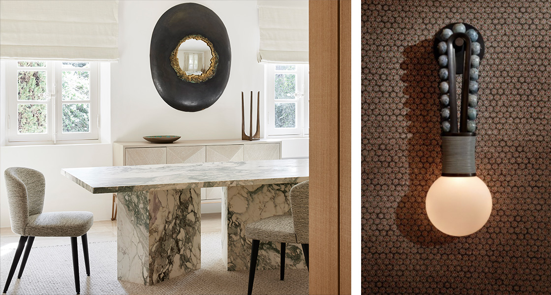 Précieuses matières - Precious materials - Deco Trends - Maison&Objet - Tonicie's - Apparatus - Stéphanie COUTAS - Stéphanie Coutas - Villa Malko © FrancisAmiand - DR