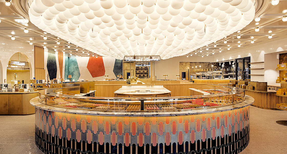 86 Champs-Elysées, l’Occitane et Pierre Hermé © Mattieu Salvain