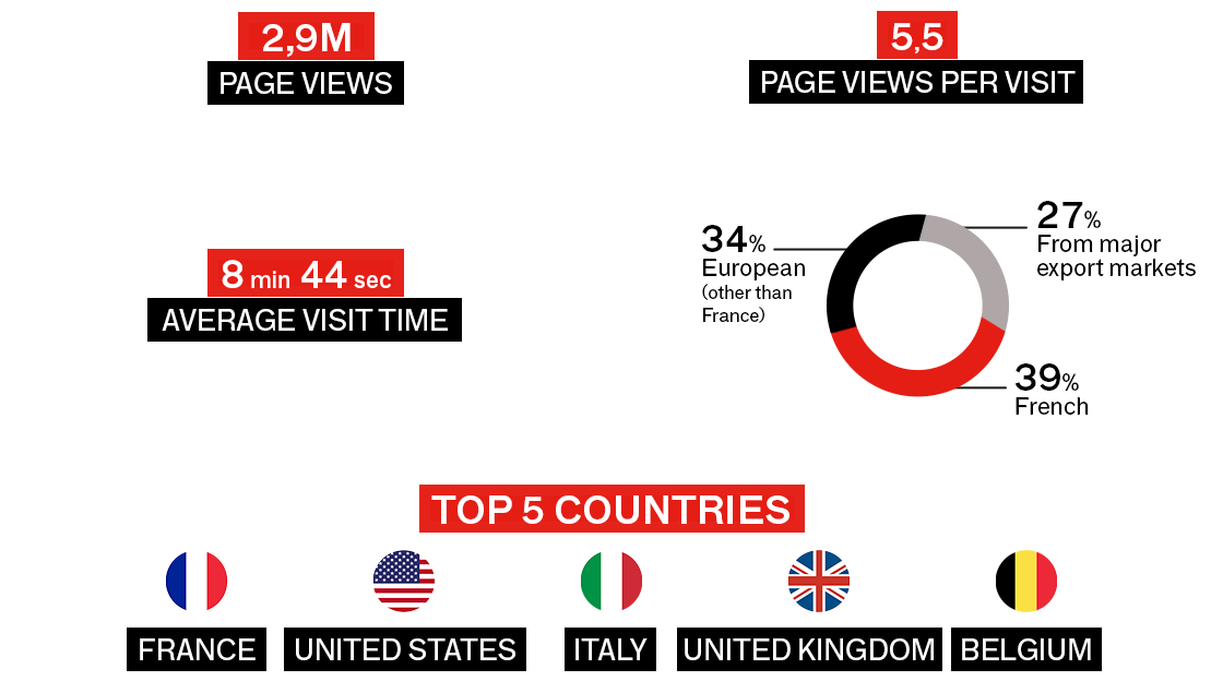 Overview and geographic data on visitors - Digital Days
