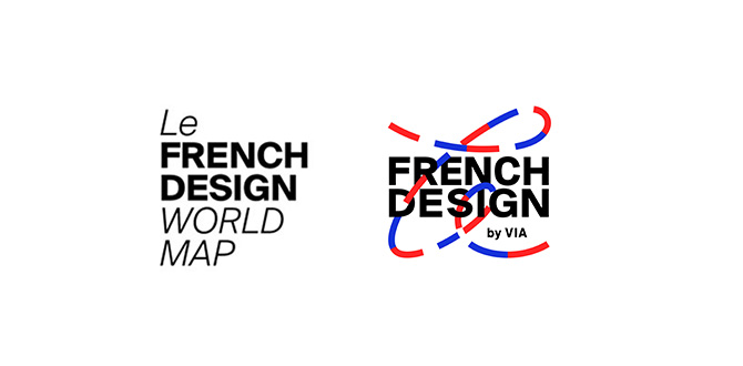 Logos Le French Design World Map - French Design  by VIA